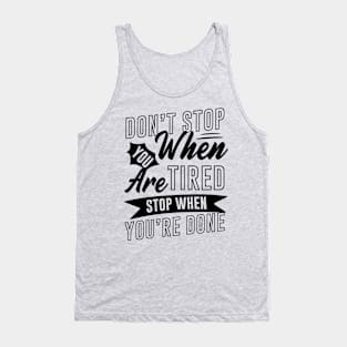 Keep Going | Inspirational design Tank Top